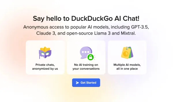 DuckDuckGo推出保护隐私的AI聊天机器人